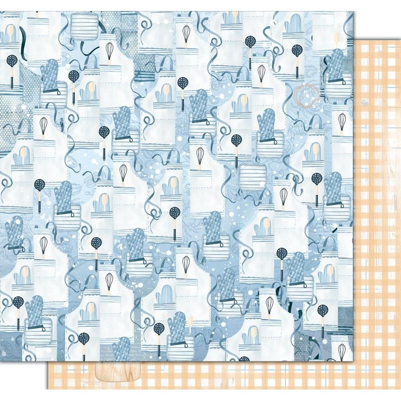 Pack Scrapbook Paper - Cocina De Amor