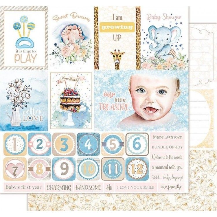 Scrapbook Paper - Sweetie Baby - Cotton love