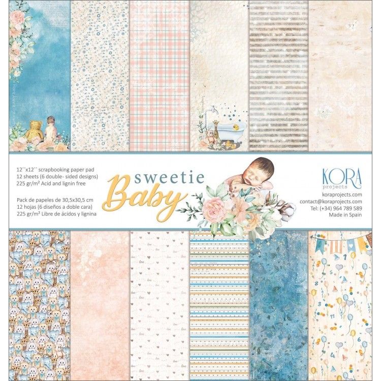 Scrapbook Paper - Pack of papers - Sweetie Baby