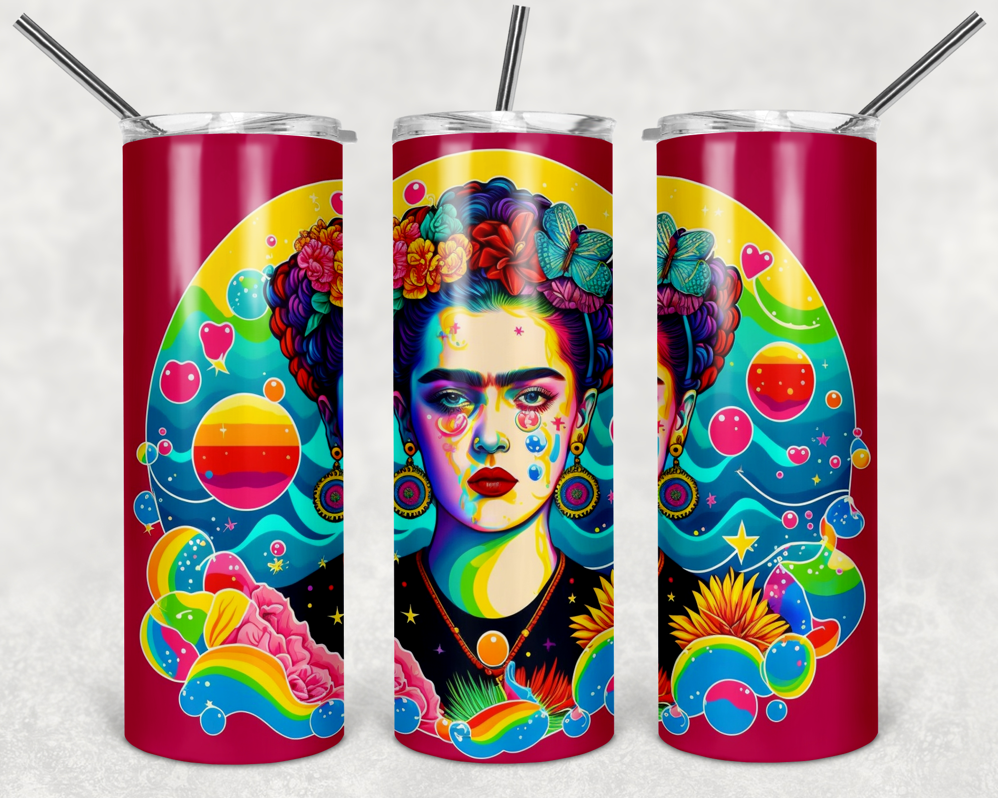 FRIDA Space 20oz Skinny Tumbler Personalized