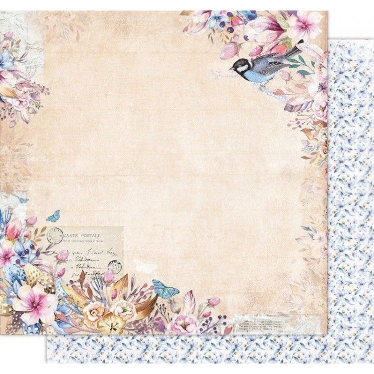 Scrapbook Paper - Hello Spring - Free spirit 12