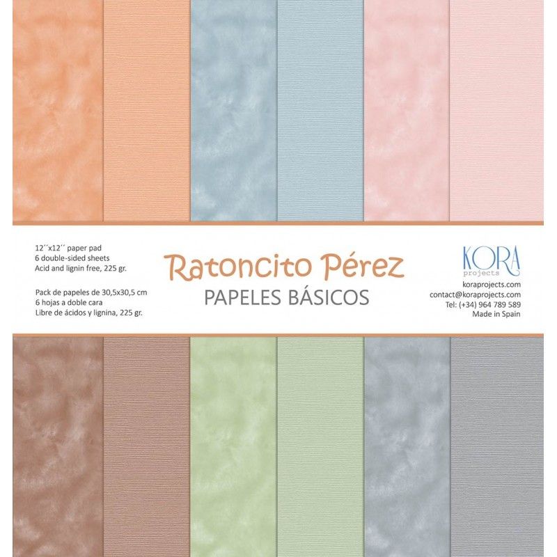 Pack Scrapbook Paper - LITTLE MOUSE PÉREZ