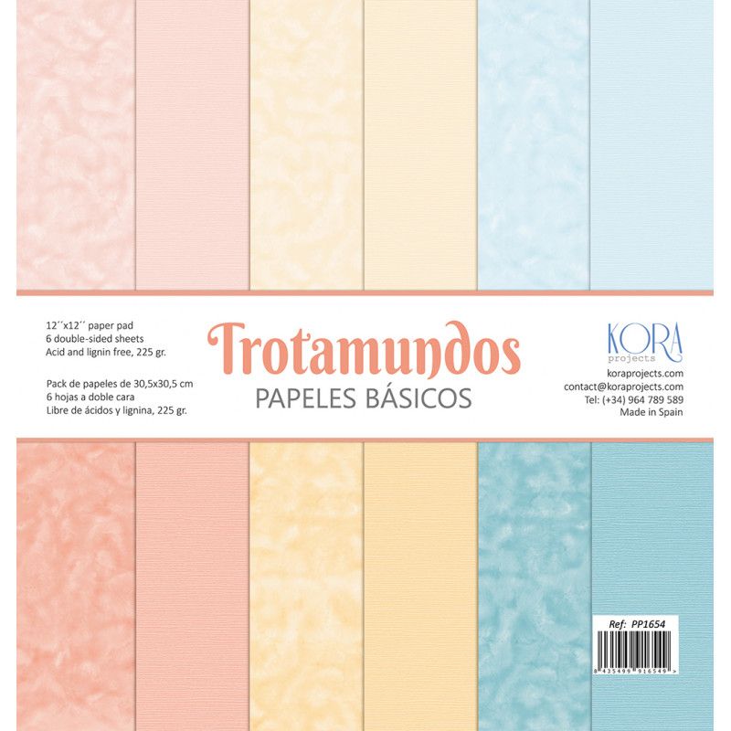 Pack Scrapbook Paper - GLOBETROTTER