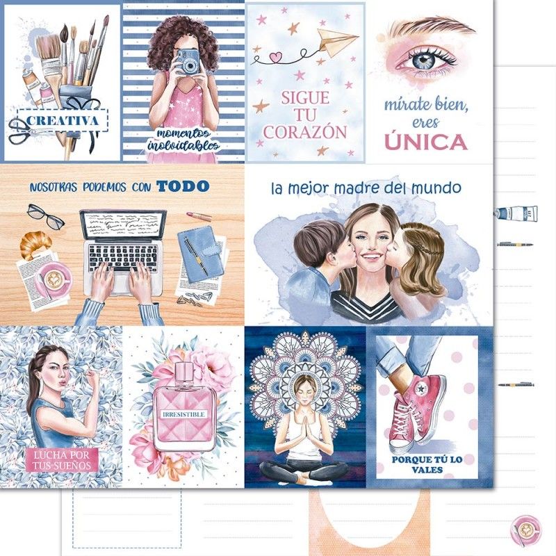 Scrapbook Paper -Super Girl - Women's Planet