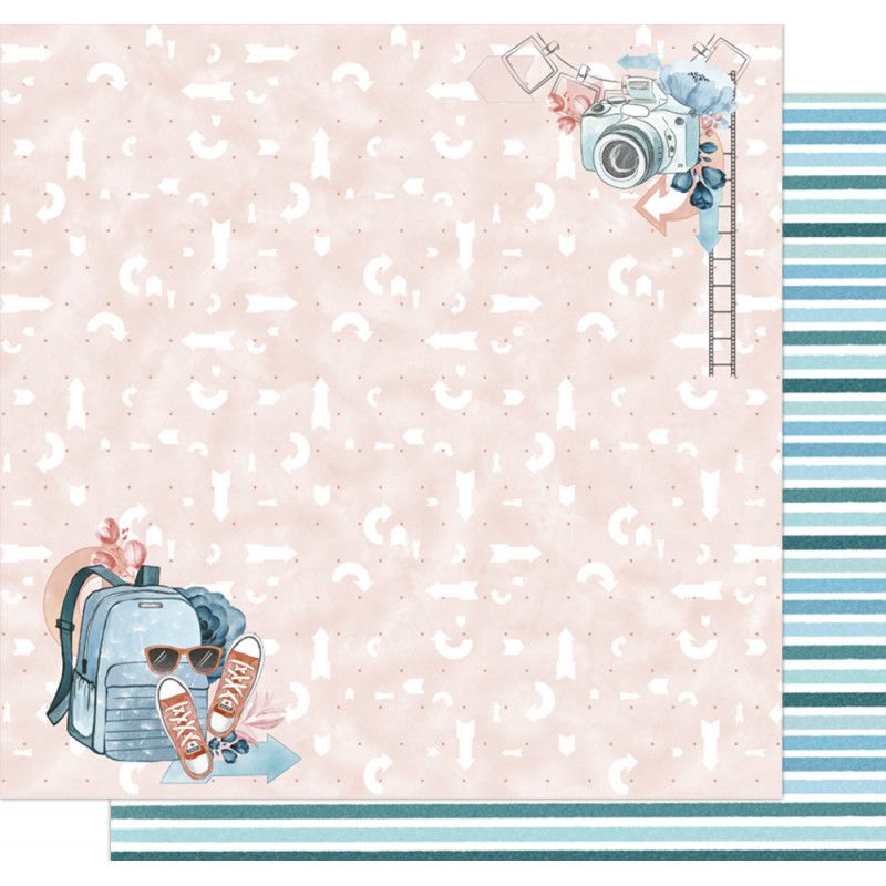 Scrapbook Paper Trotamundos - Turista