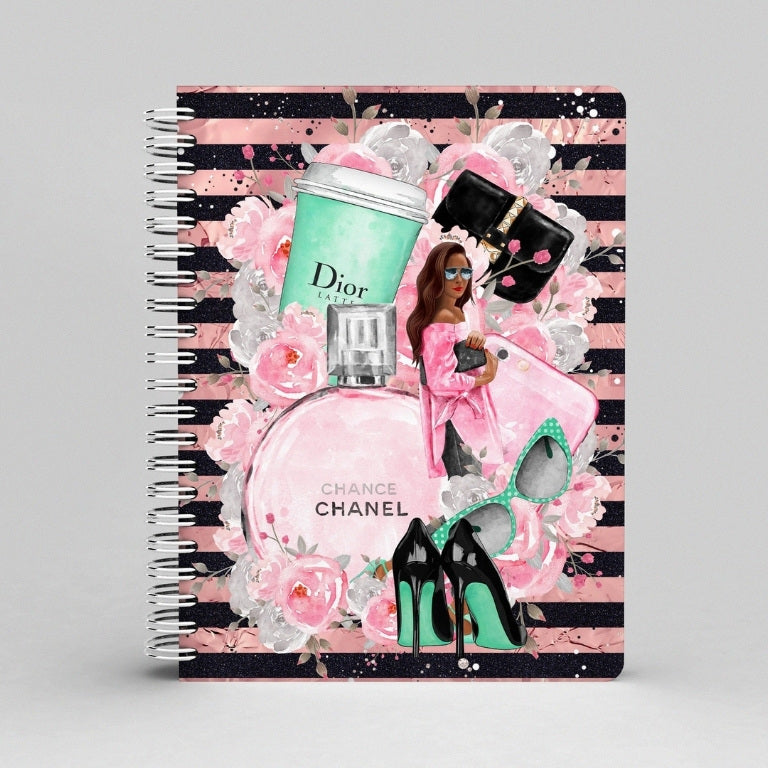 Notebook Cover Line Digital Planner City Dior Woman Fashion