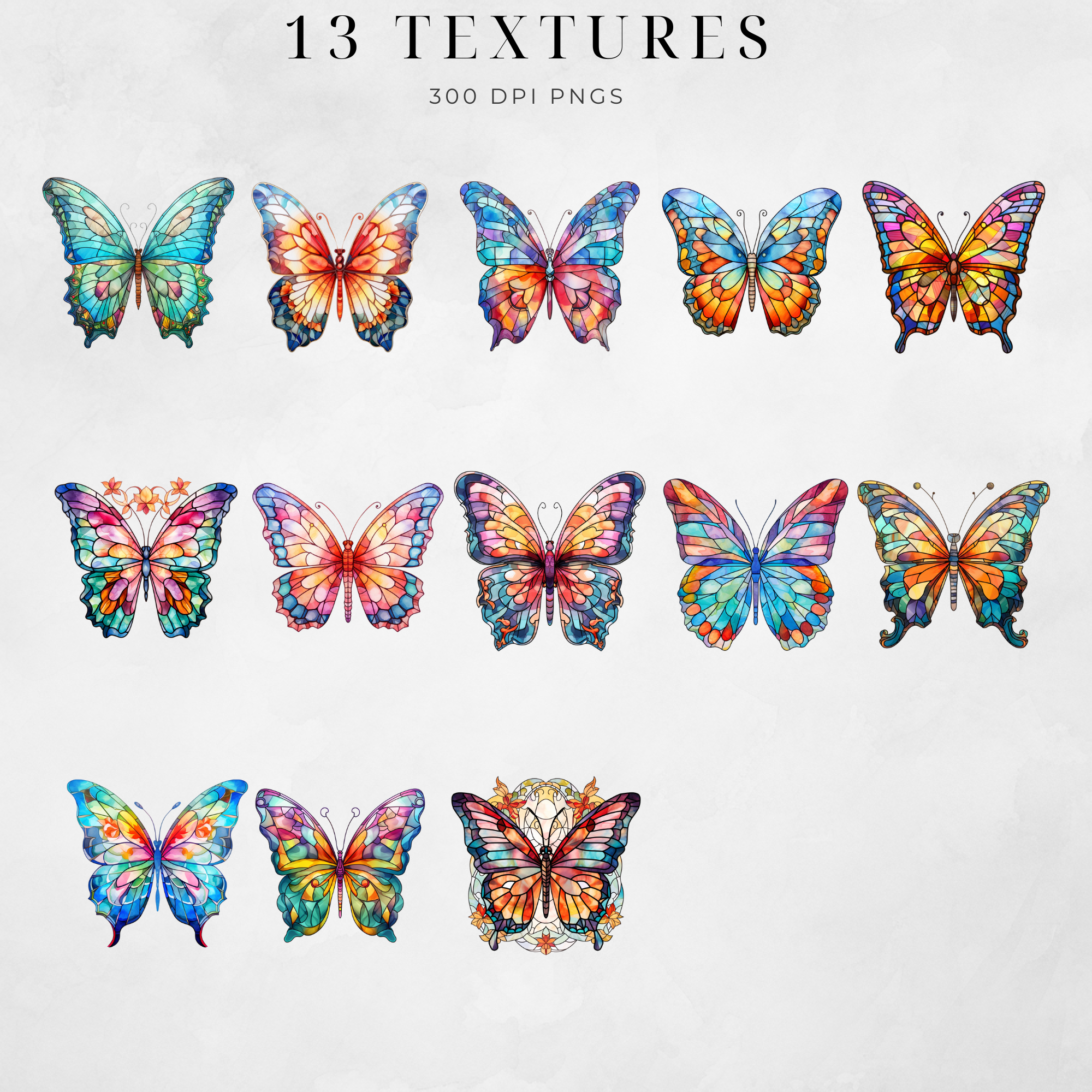 Leaves Butterfly Clipart, Rainbow Watercolor Butterflies , Transparent png, Butterfly Wings, Commercial use
